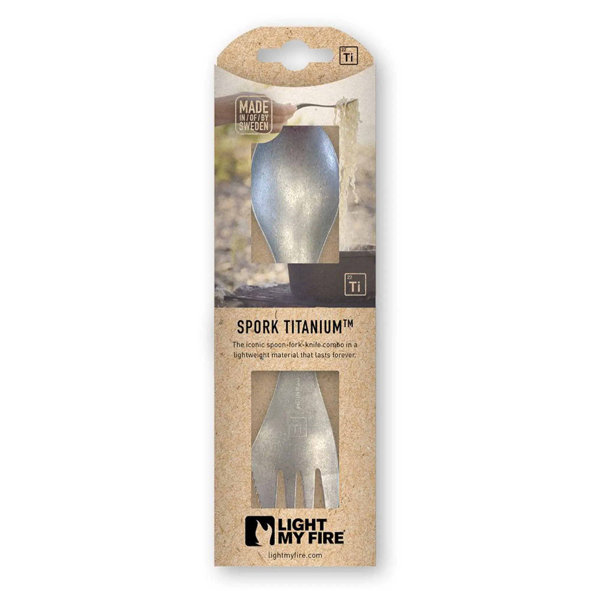 Light My Fire -  Light my Fire Göffel Spork Titan silberfarben