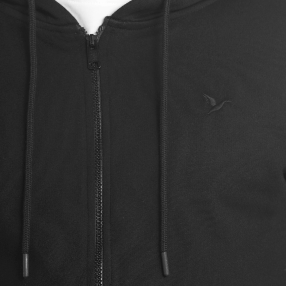 Jonas Nielsen Herren Sweatjacke mit Kapuze schwarz