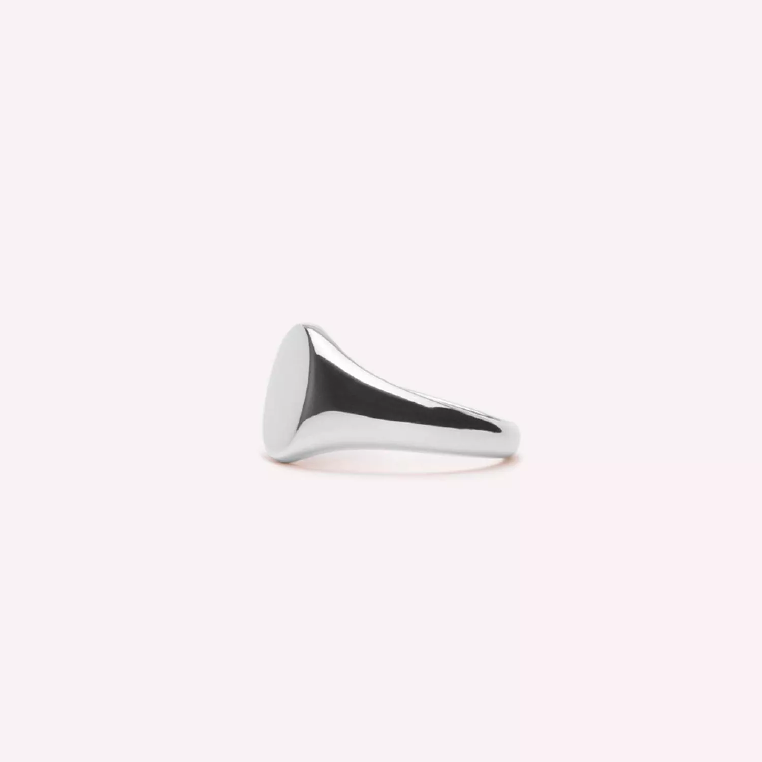 IX Studios Mini Oval Signet Ring 22 kt. Sølv DMN0299 RH