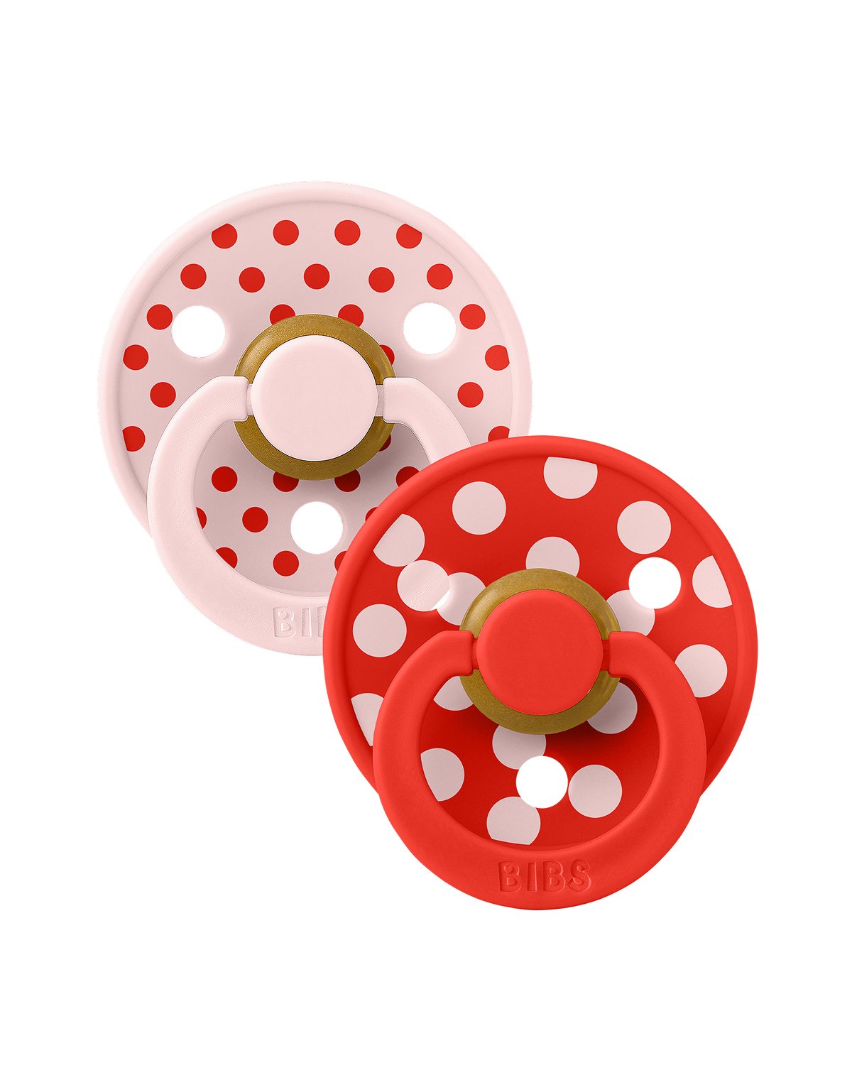 BIBS Smokk 2pk – Rund, Naturgummi