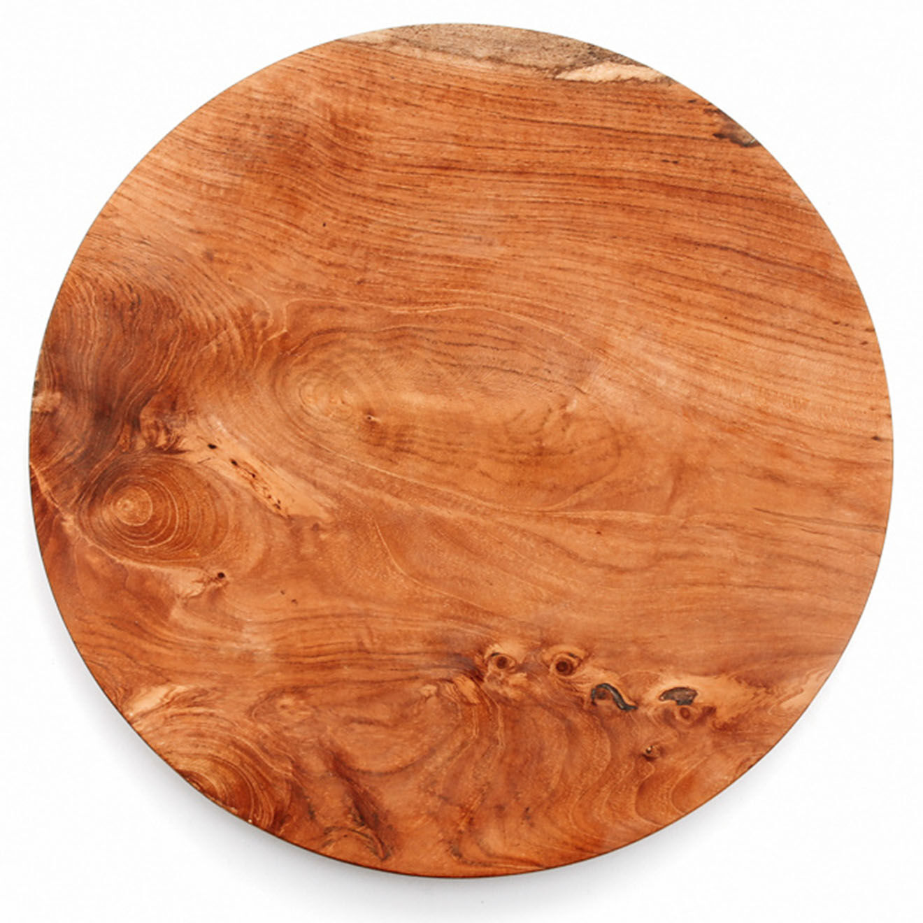 Bazar Bizar Assiette ronde Teak Root beige - D.14 cm