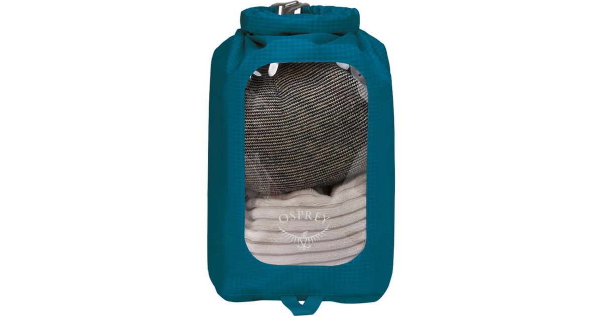 OspreyDry Sack 6 with Window packsack  (Blauw, 6 liter)