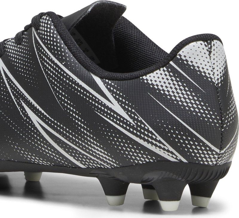 Puma - Attacanto Voetbalschoenen - Zwart - Synthetisch - Lichtgewicht TPU-buitenzool