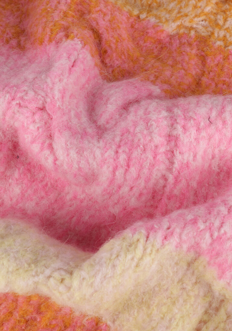 Y.A.S. roze y.a.s. coltrui yasmarlia ls cable knit pullover