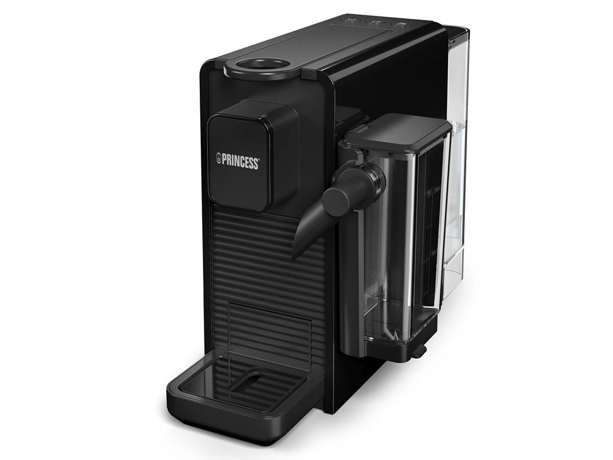 Princess Capsule koffiemachine met melkopschuimer