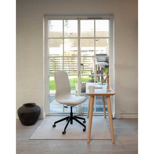 Tica Copenhagen Unicolor Gulvtæppe, Ivory, 90x130 cm