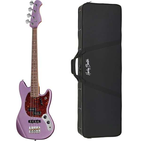 Harley Benton MV-4MSB Burgundy Mist Bundle