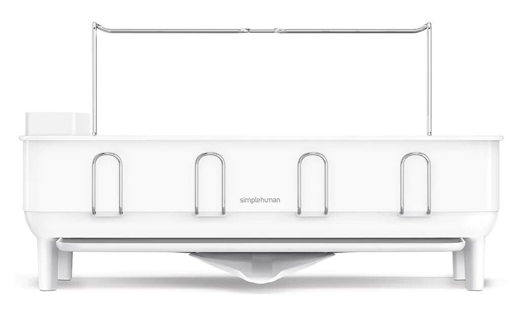 Abtropfgestell Weiss<br>Abtropfgestell mit schwenkbarem Auslauf