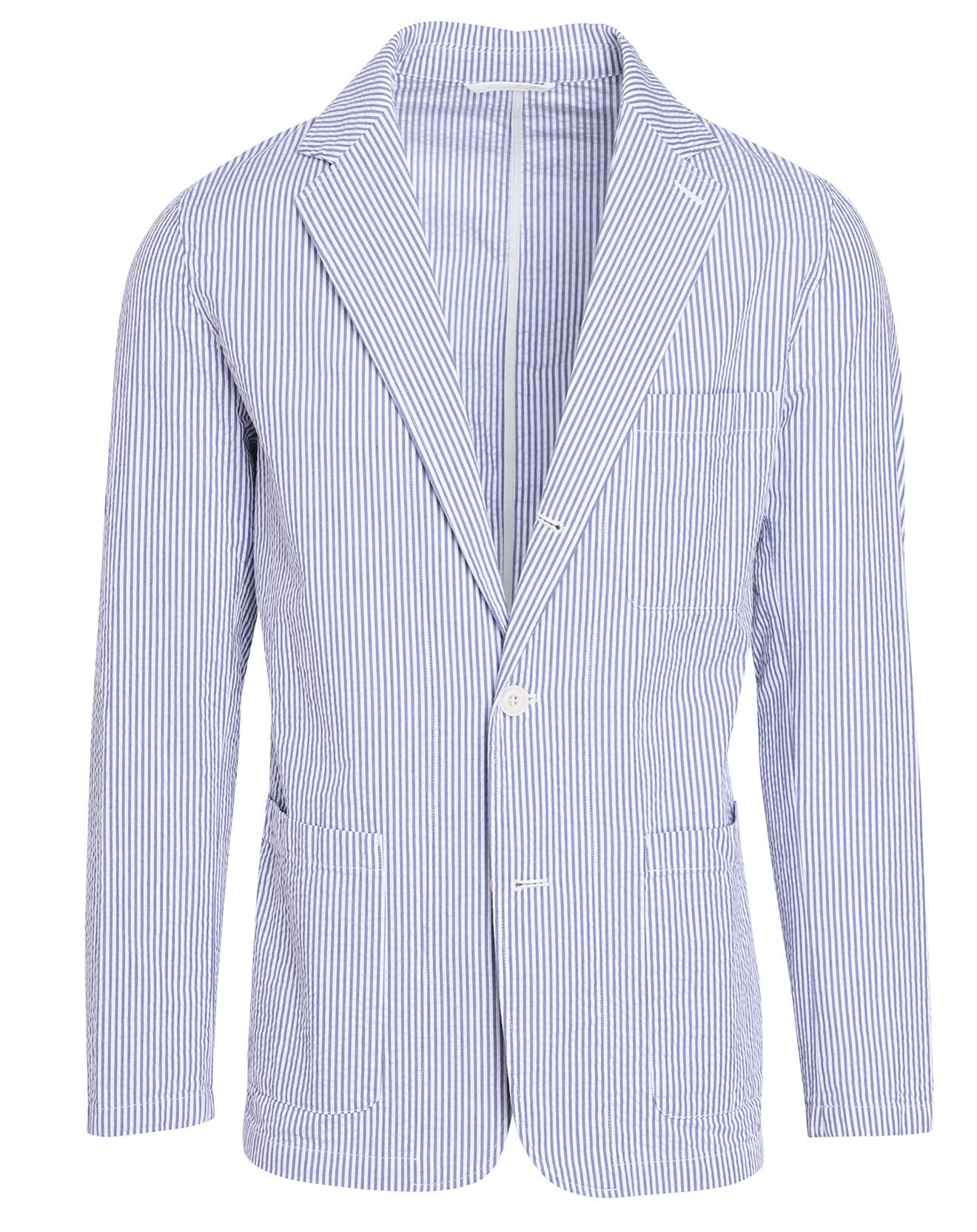 Hartford Veste Jobby à rayures marine/blanc