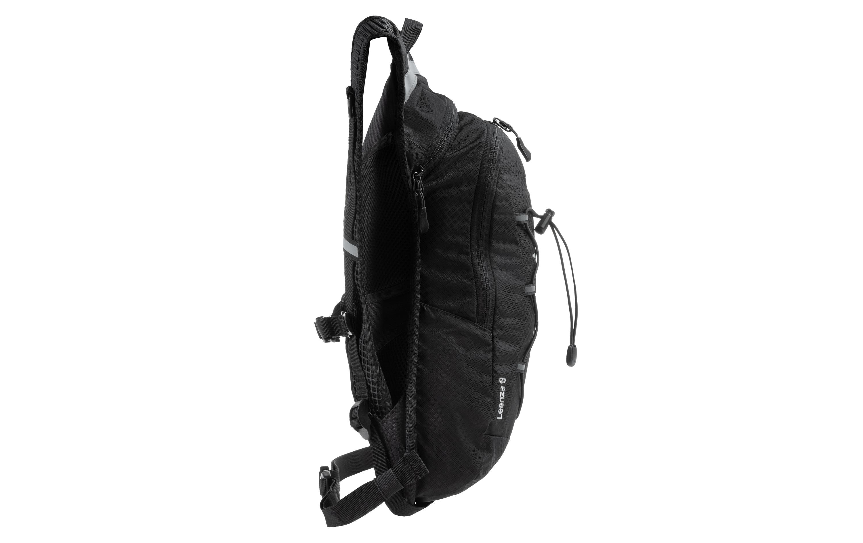 Rucksack Leenza 6 l, SchwarzFunktionaler und bequemer Bikerucksack