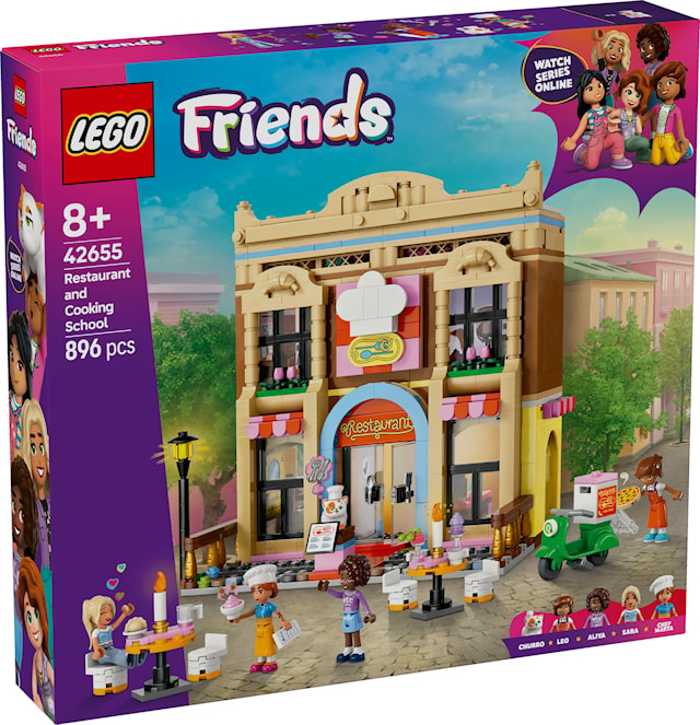 Restaurant og kokkeskole LEGO® Friends (42655)