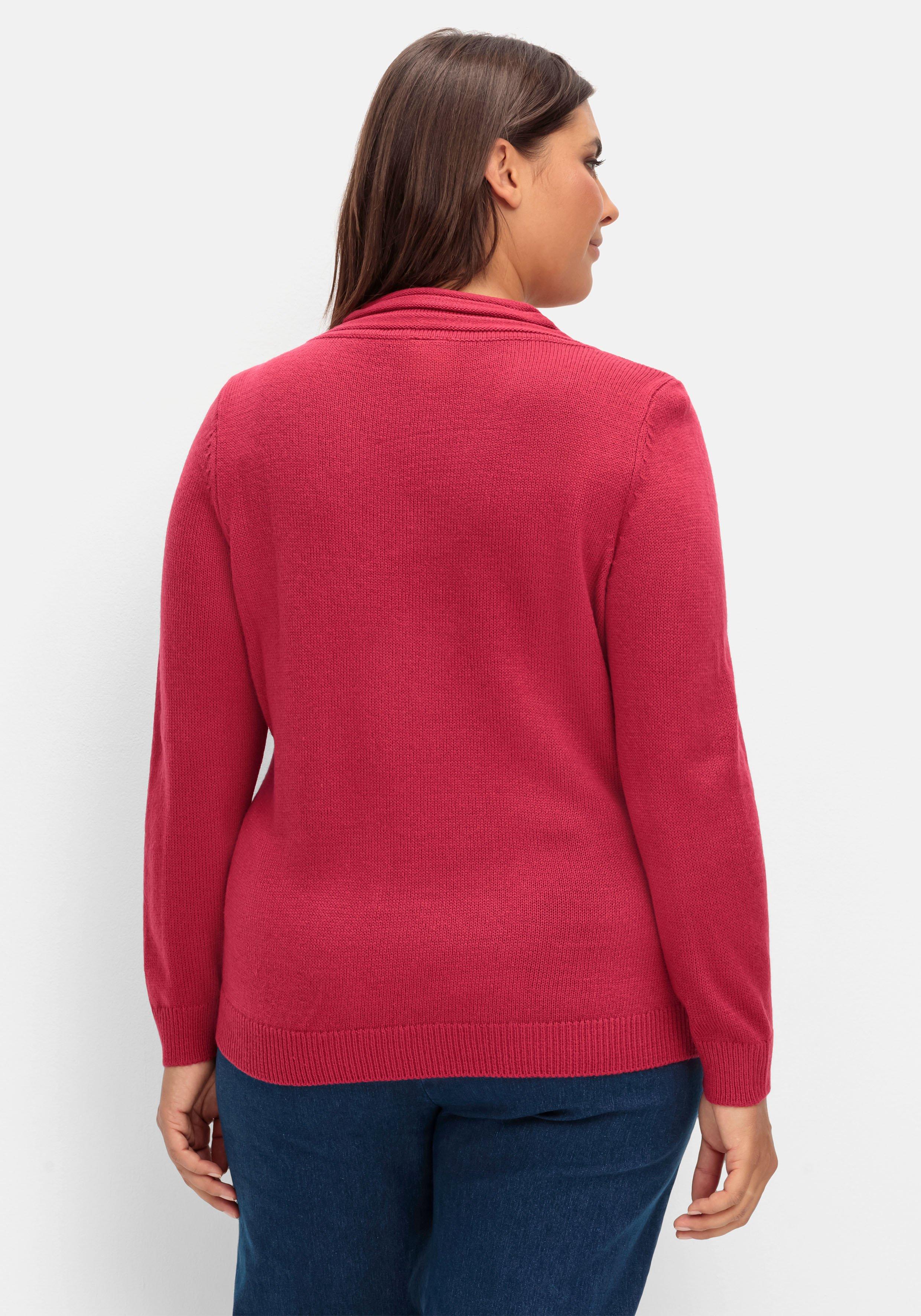 Pullover mit raffiniertem V-Ausschnitt