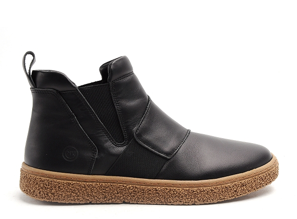 Kokoon boots bottine plates femme fantine noir