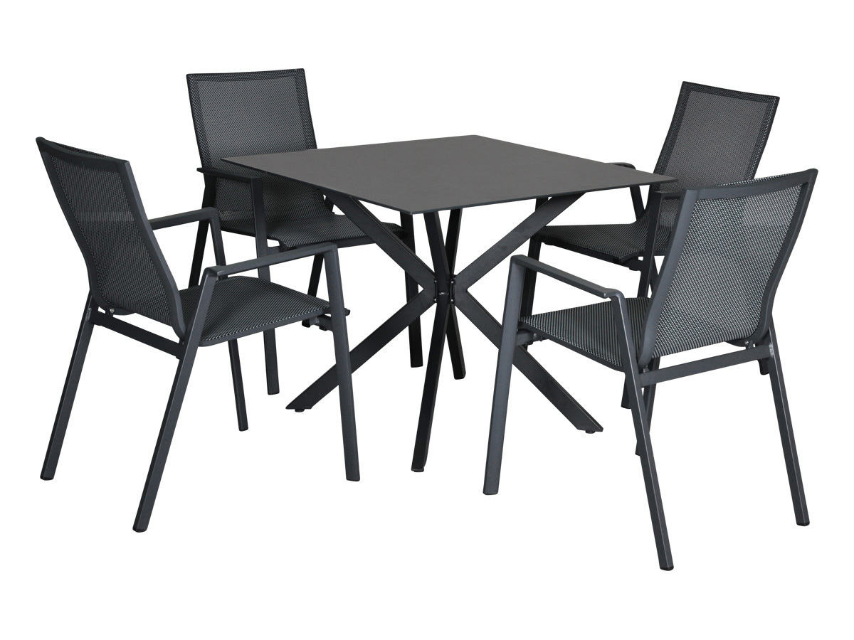 Outdoor Feelings Rhone 90 x 90 vierkante tuintafel