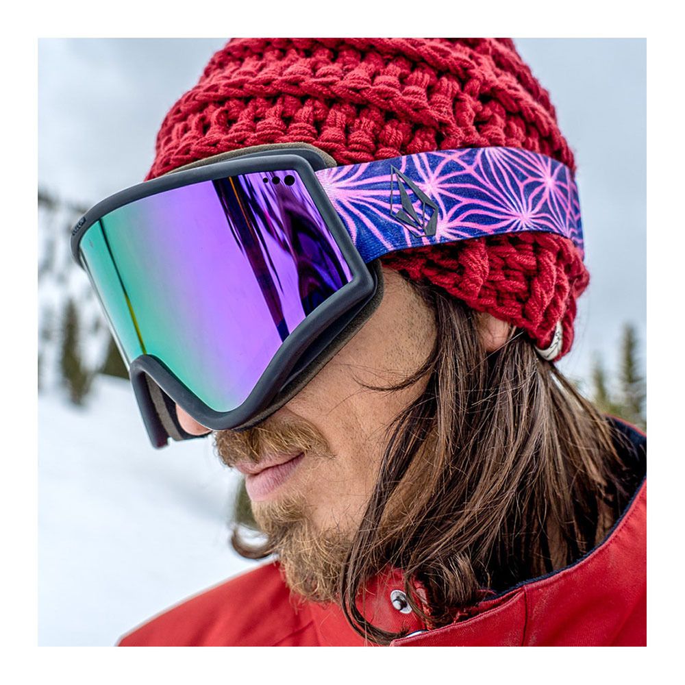 Volcom YAE - Masque ski Homme mike ravelson/purple chrome