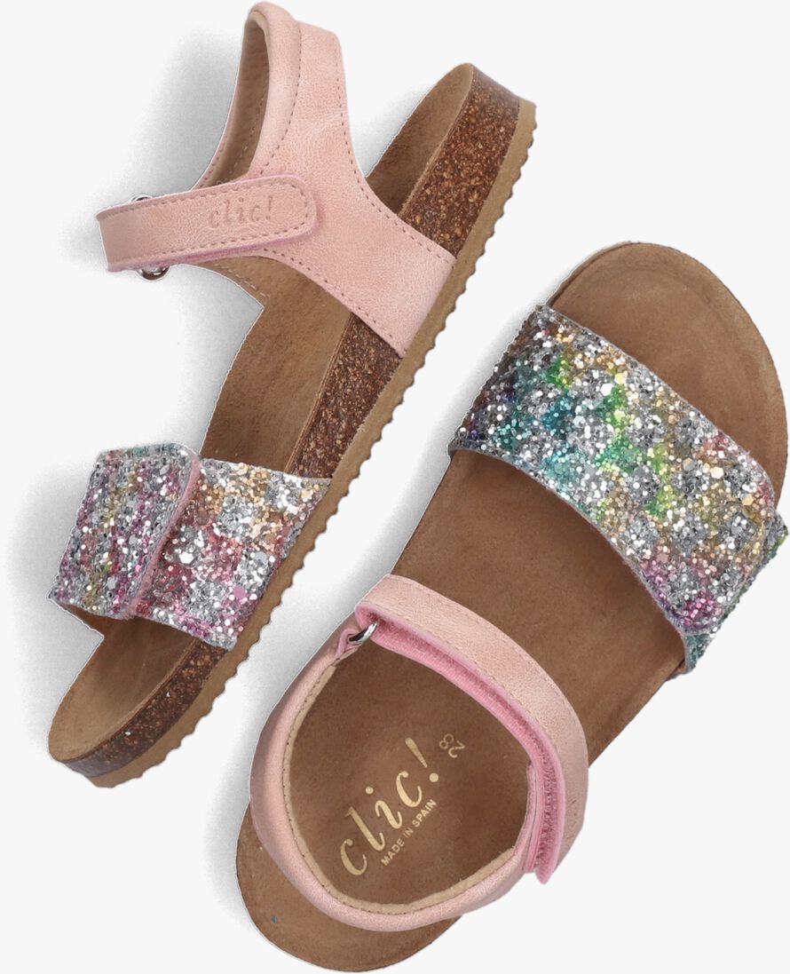 CLIC! roze clic! sandalen cl-grass