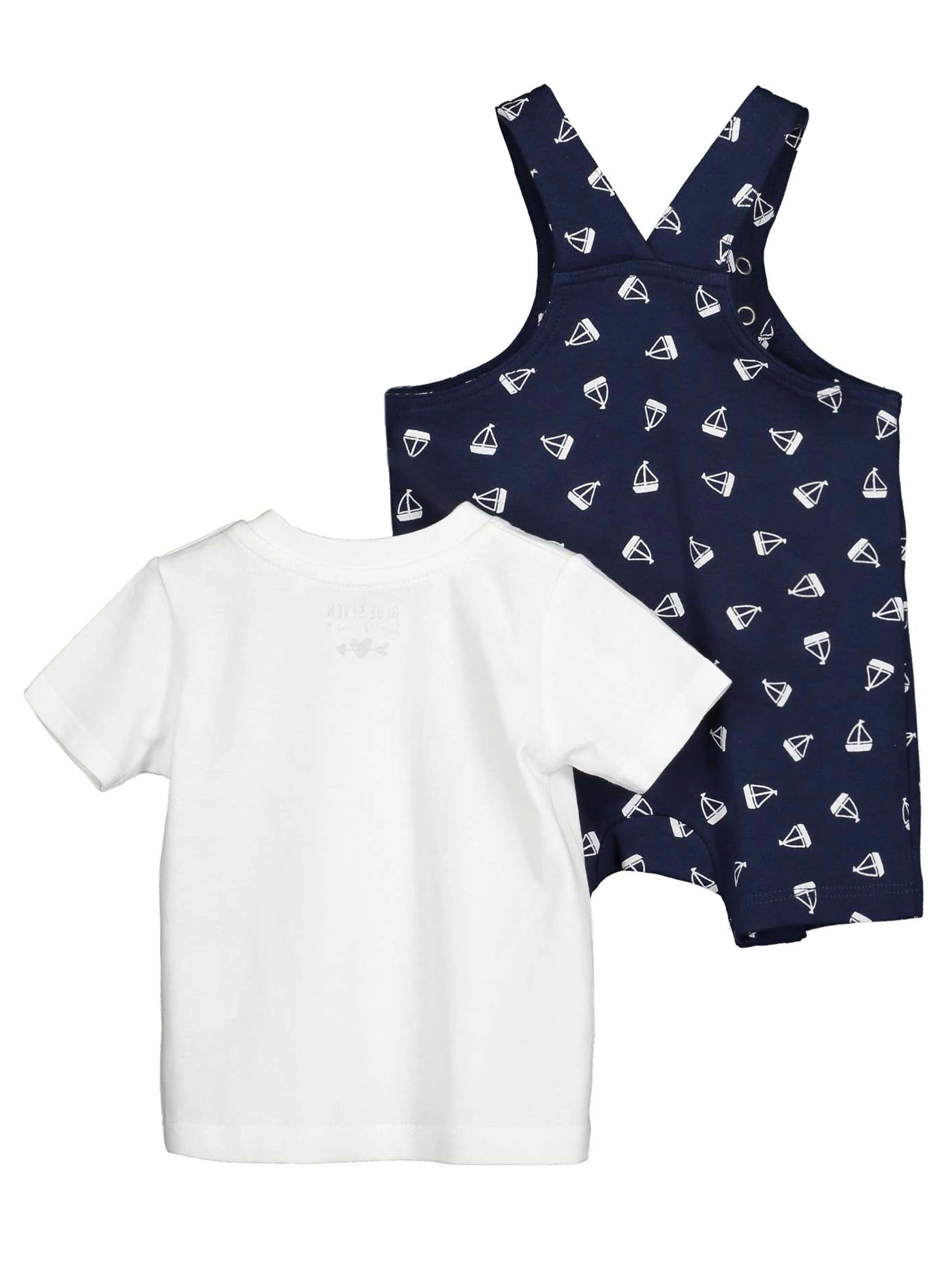 T-Shirt SHIP AHOY 2-teilig in ultramarin
