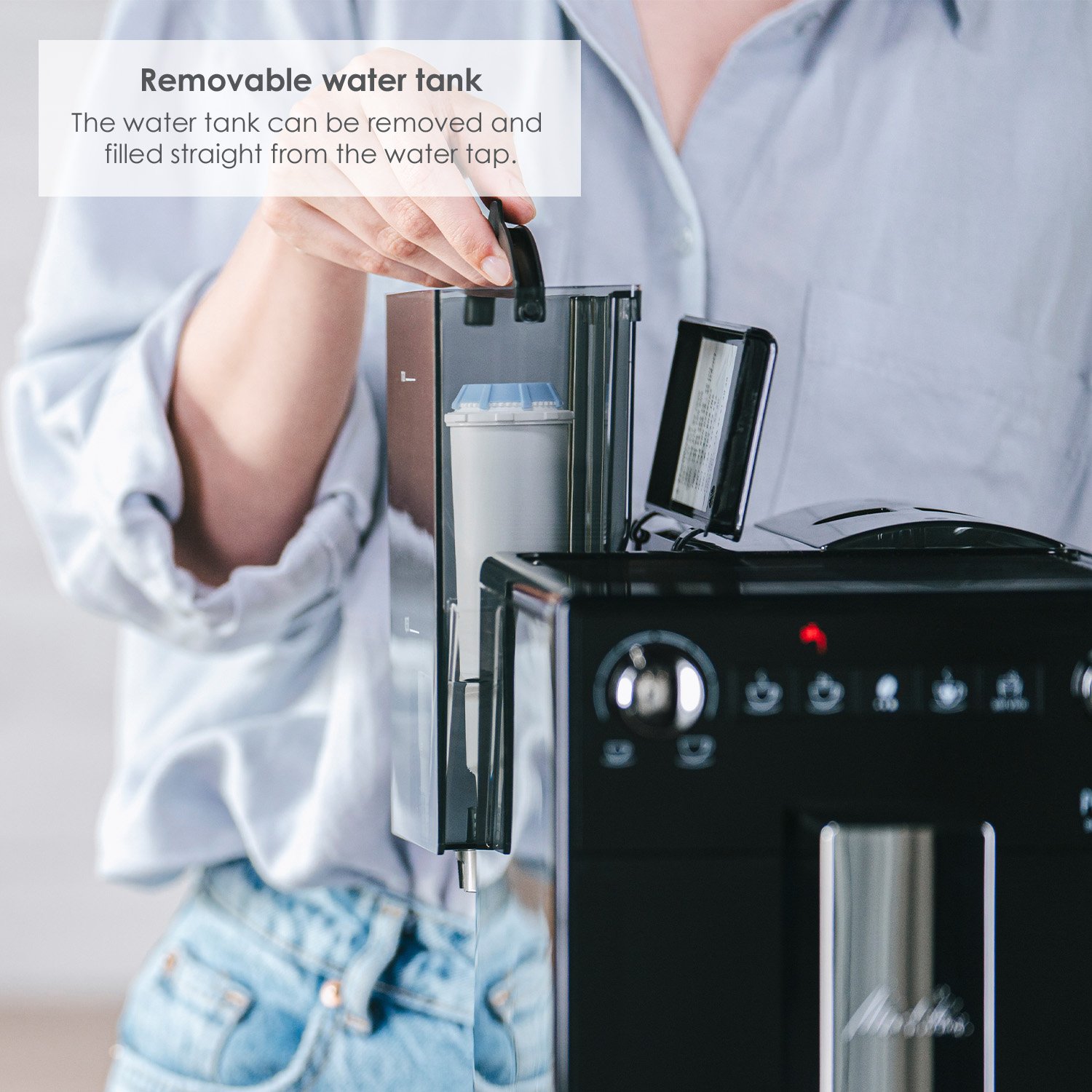 Purista®|Kaffeevollautomat Schwarz