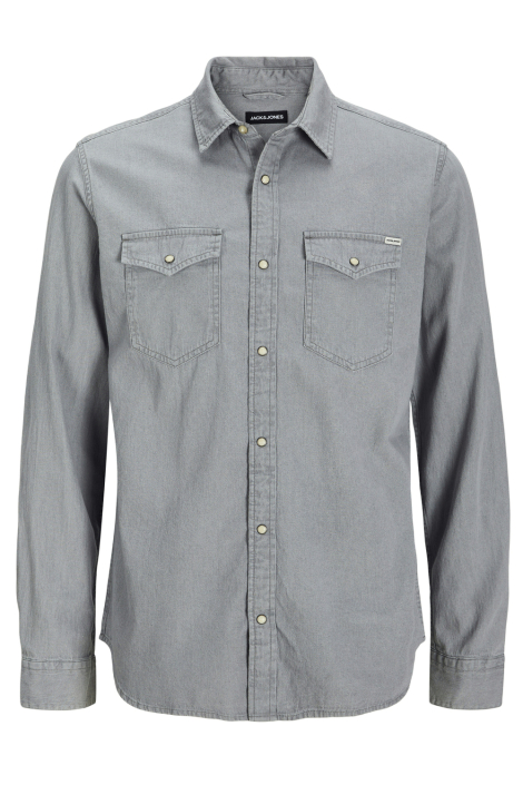 Jack & Jones grijze heren overhemd