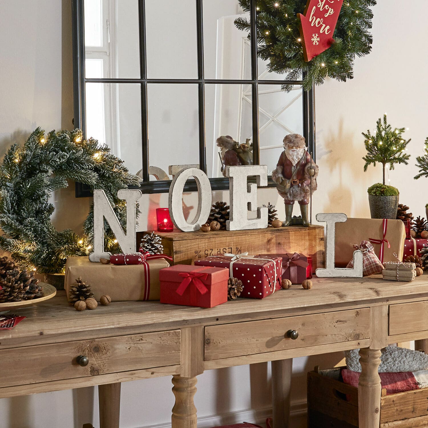 Buchstaben NOEL Letters antikweiß