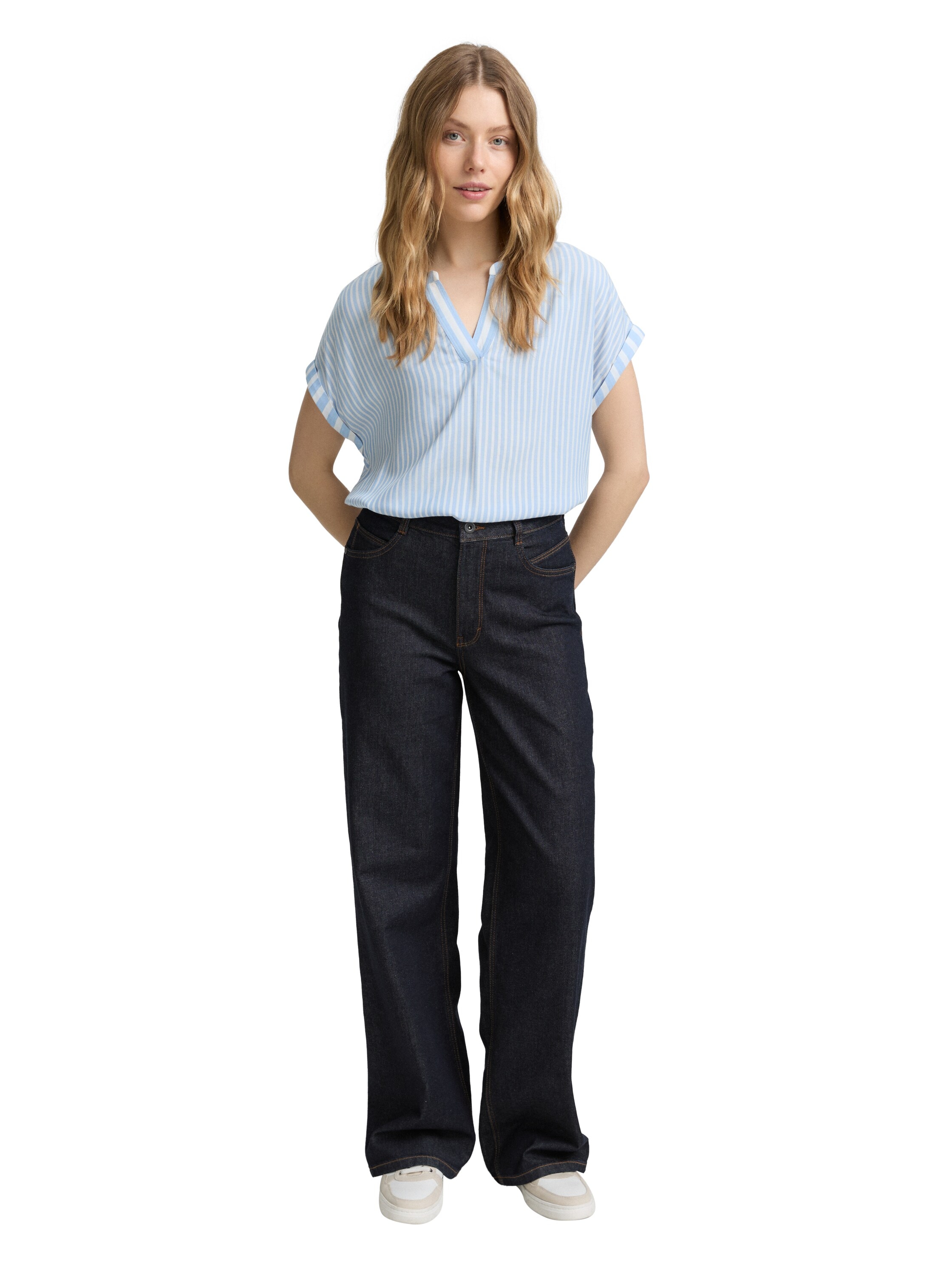TOM TAILOR Shirtbluse , mit Streifen Muster