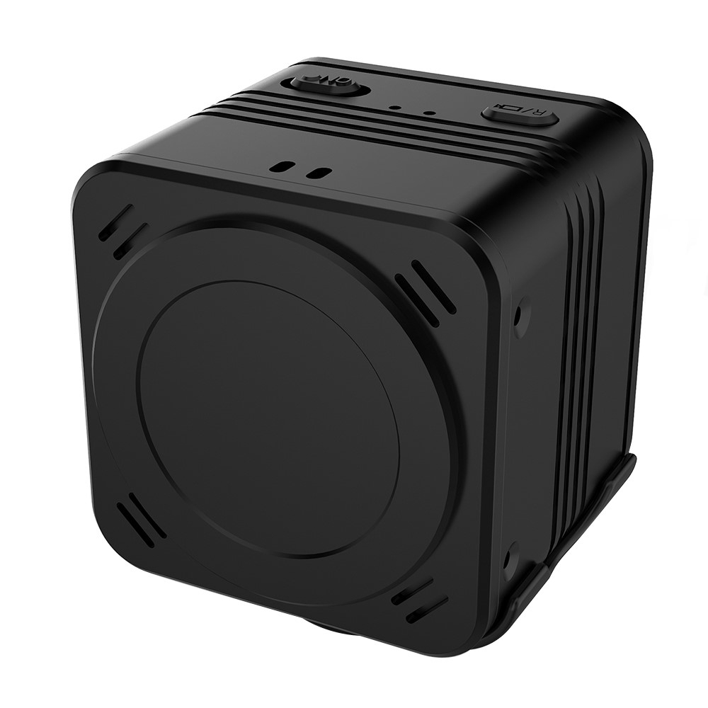 Mini WiFi IP Kamera Ultra HD 4K Infrarot LED's Nachtsichtfunktion mit Akku (3000mAh) und Micro SD Kartenslot   Halterung und 1/4 Gewinde (iOS/Android)