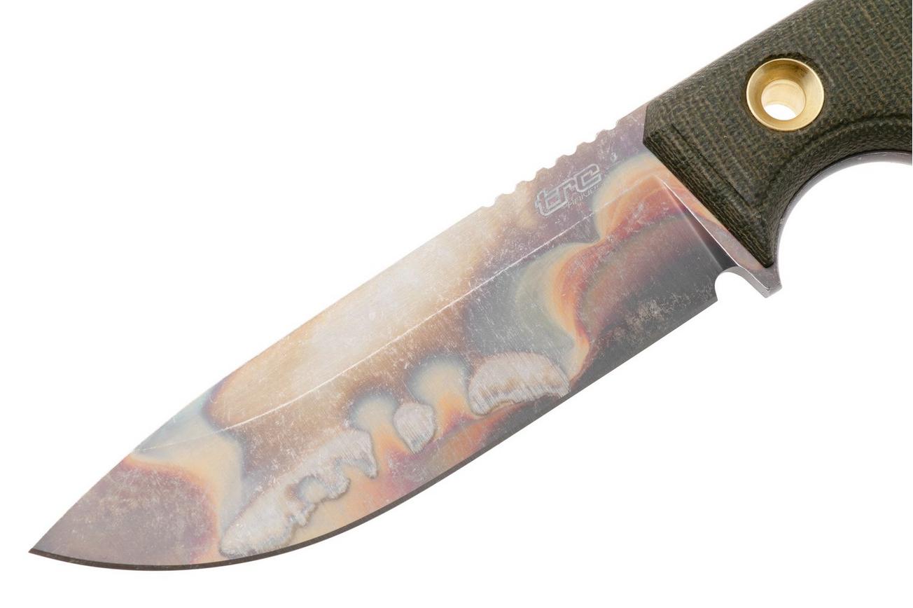 TRC Knives Polheim PLH-APO-GCM, Apocalyptic CPM MagnaCut, Green Canvas Micarta, Knivesandtools Exclusive, survivalmes