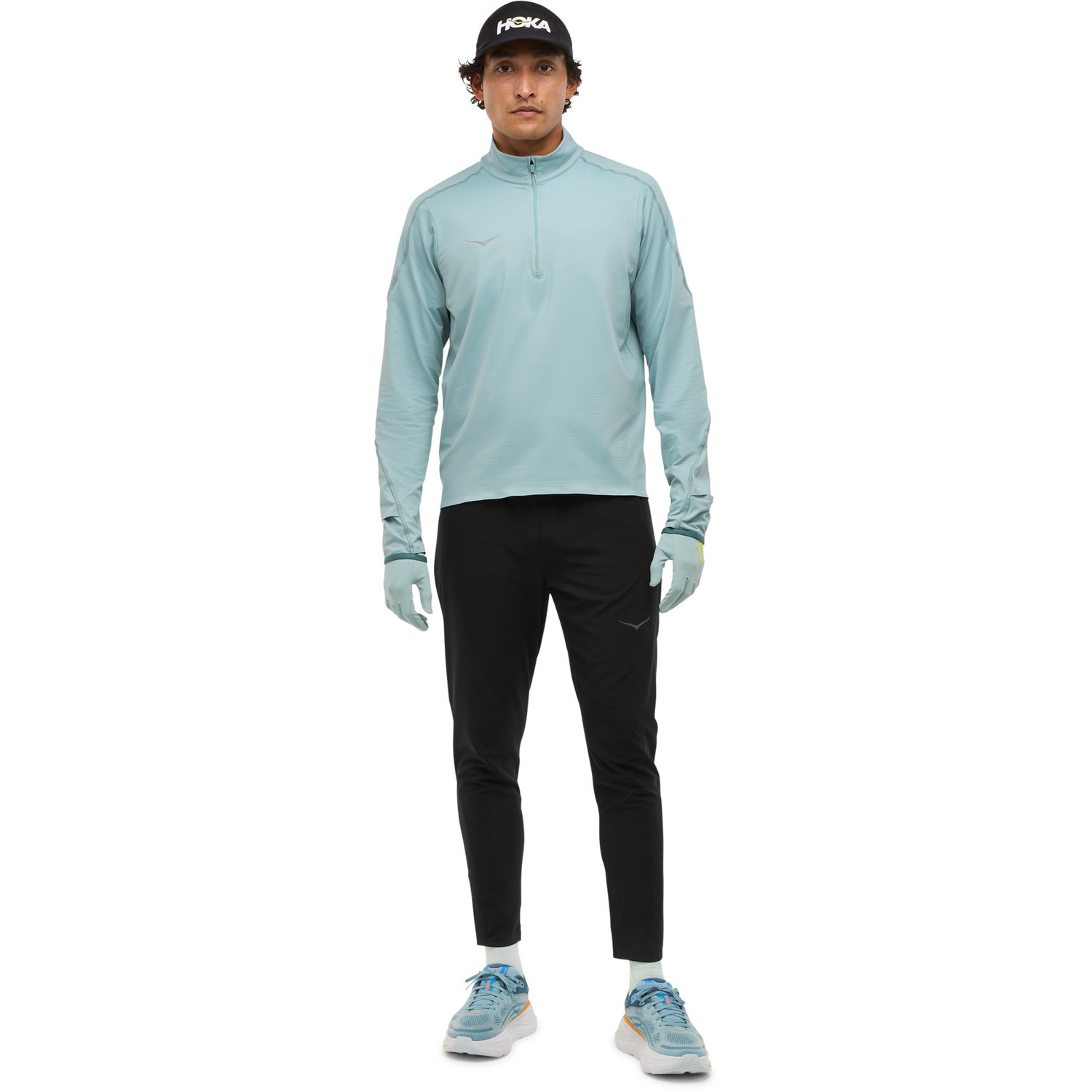 HOKA Glidetech 1/4 Zip Longsleeve T-shirt Heren