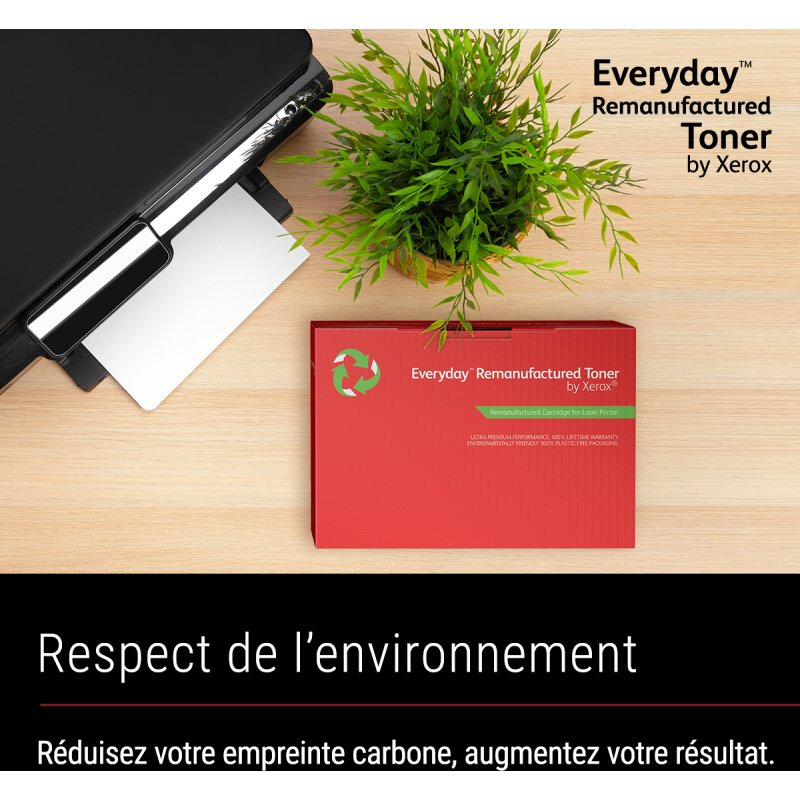 Toner remanufacturé Cyan Everyday™ de Xerox compatible avec Canon C-EXV51 (0482C002), Capacité standard