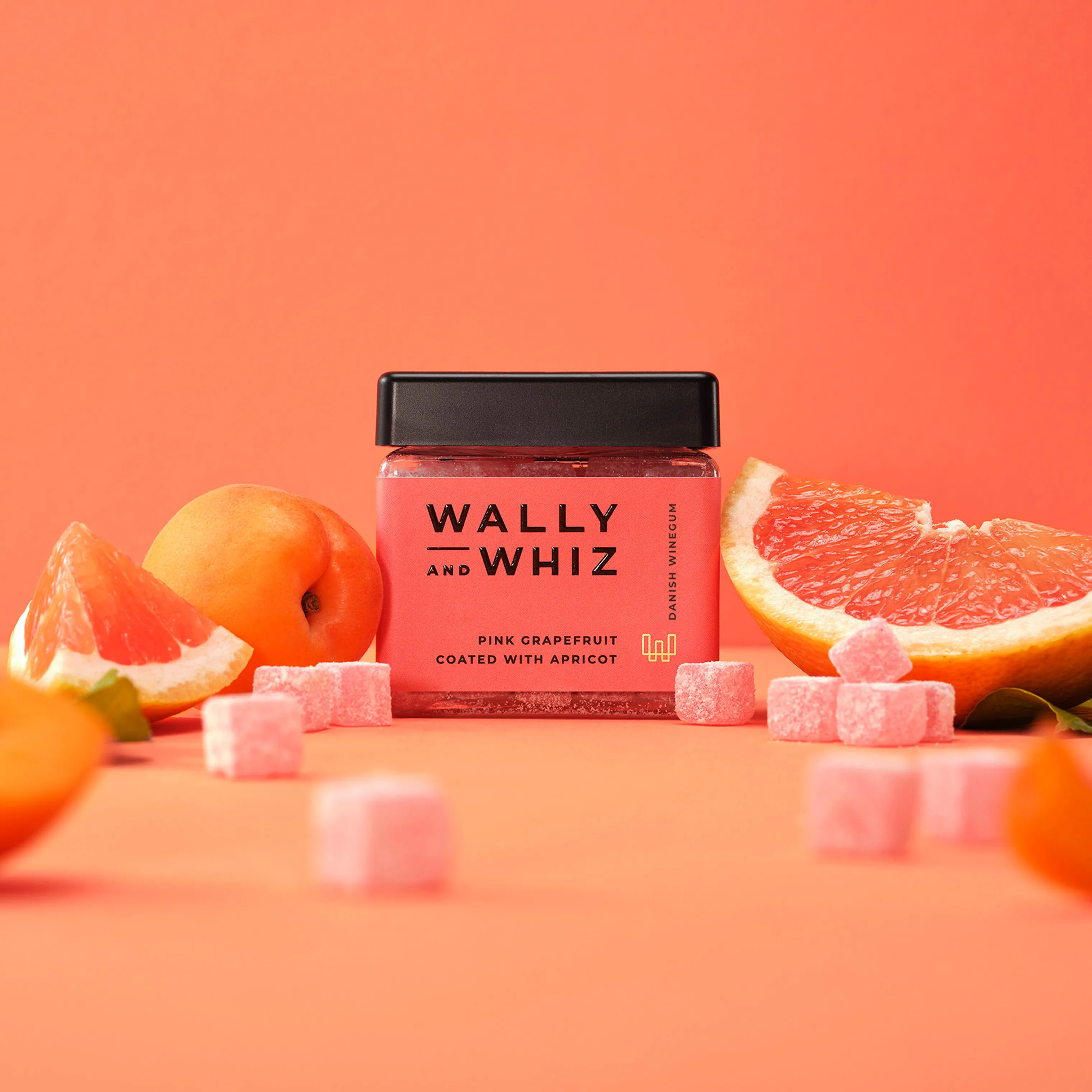 Wally and Whiz Vingummi - Grapefrugt med abrikos