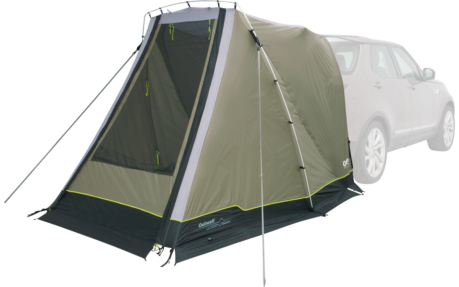Outwell Sandcrest S Vorzelt / Heckzelt für Minivans 2 bis 3 Personen Grün