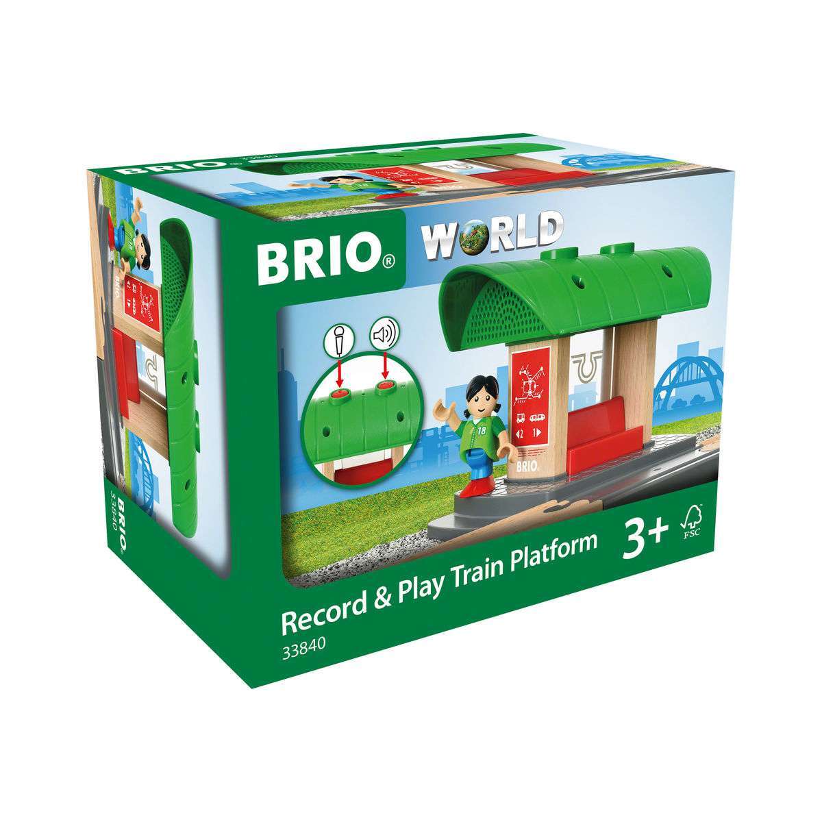 BRIO Spiel Bahnhof mit Aufnahmefunktion