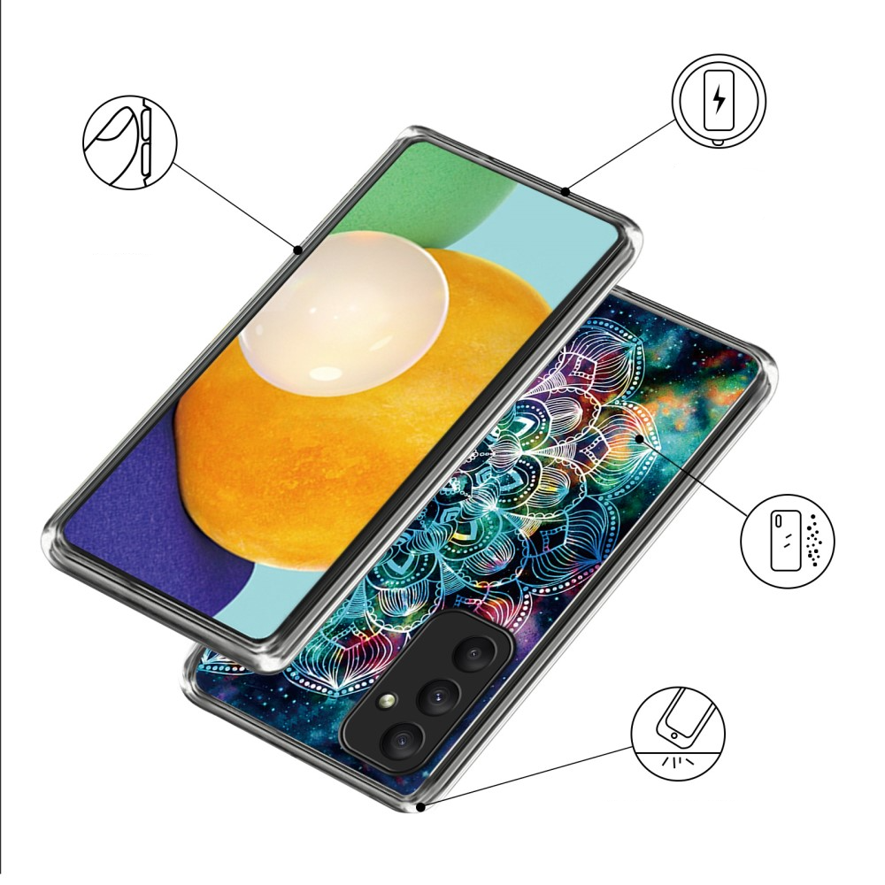 Samsung Galaxy A55 Gummi Case Schutzhülle Ultra Thin - Mandala