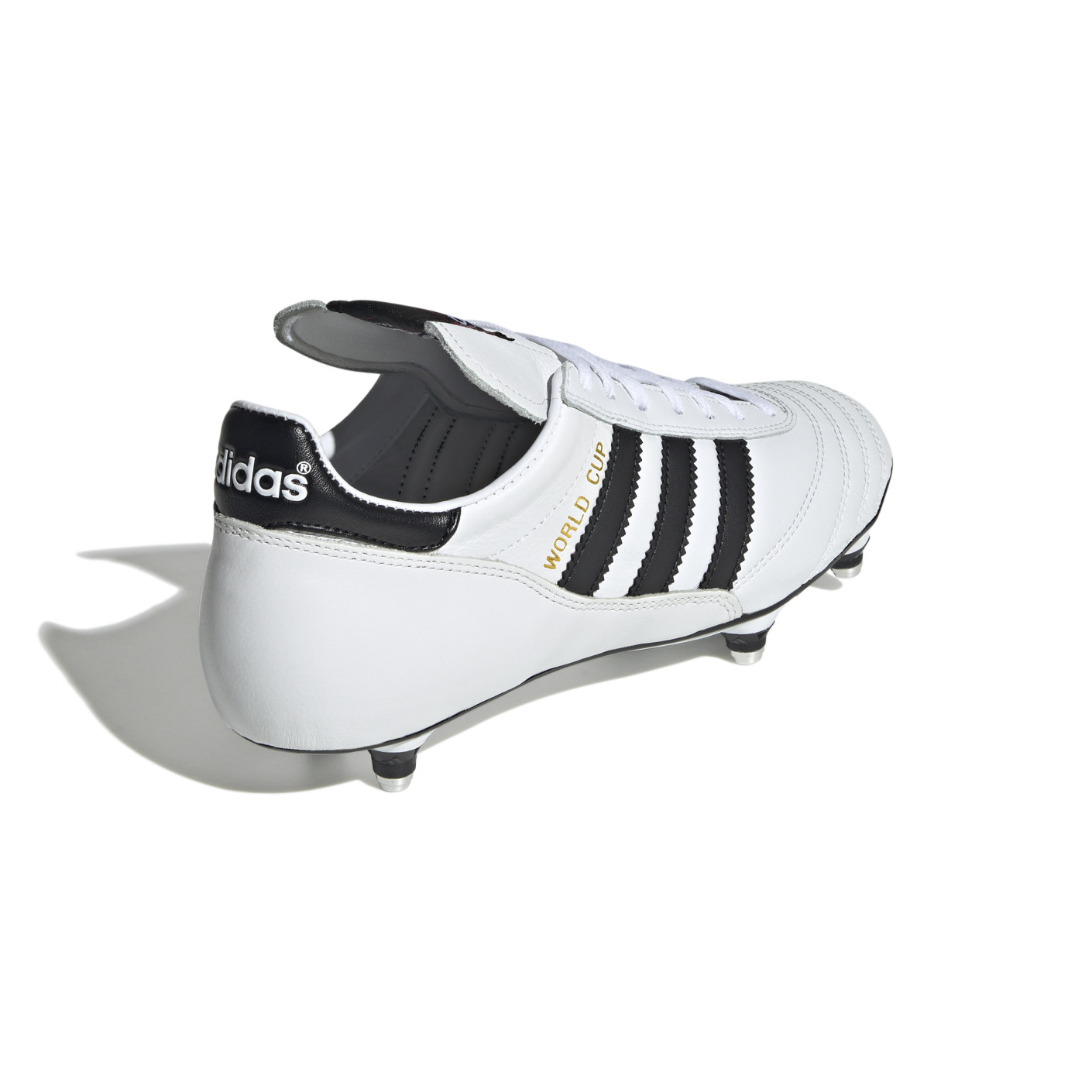 Adidas Mundial World Cup IJzeren-Nop Voetbalschoenen (SG) Wit Zwart Goud