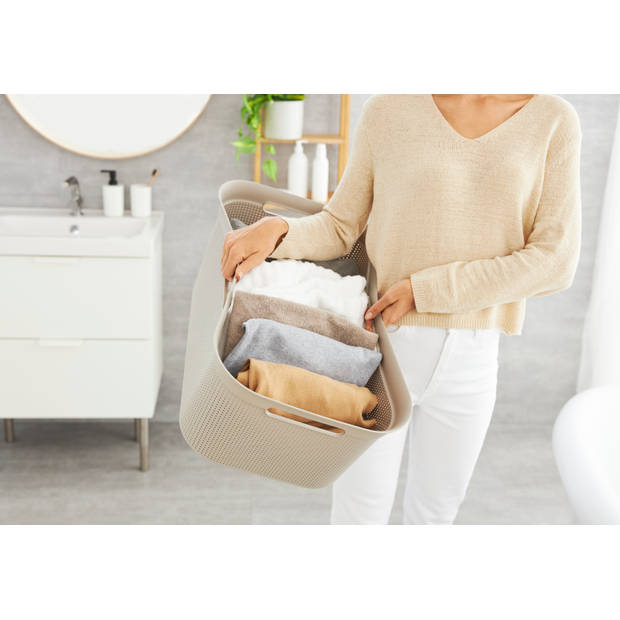 Blokker Wasmand - 41 liter - Cappuccino