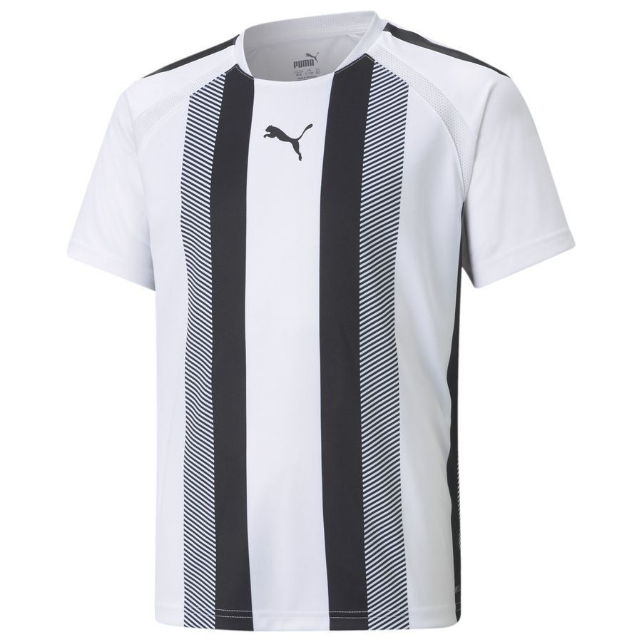 PUMA teamLIGA Striped Jersey - Blanc/Noir - Enfant