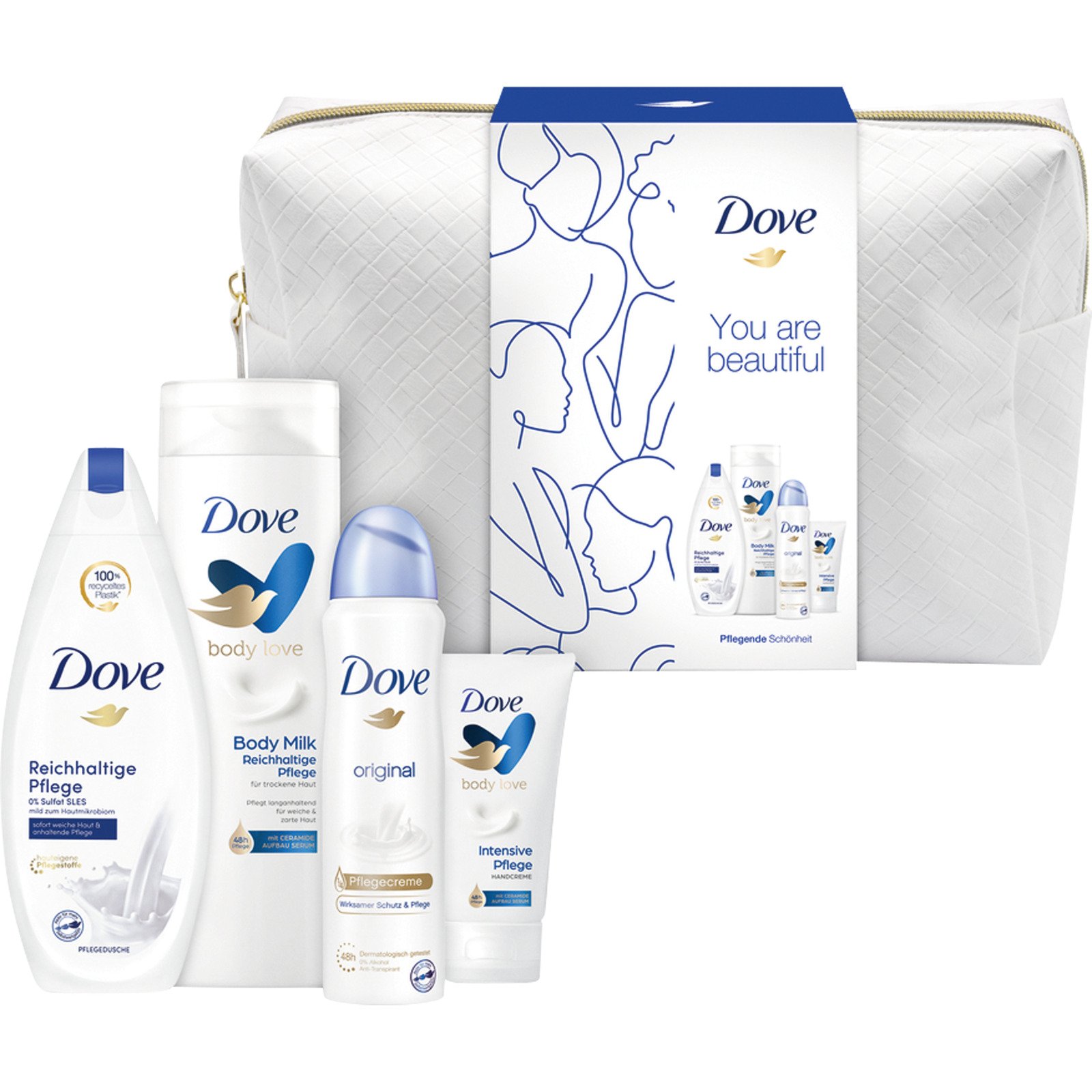 Dove You are beautiful Pflegende Schönheit Geschenkset, 5-teilig