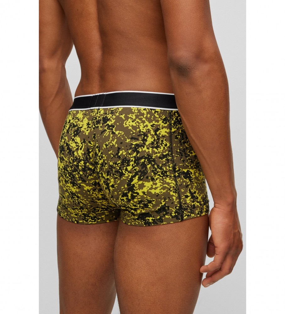 Cueca Boxer BOSS 24 Estampa multicolorida