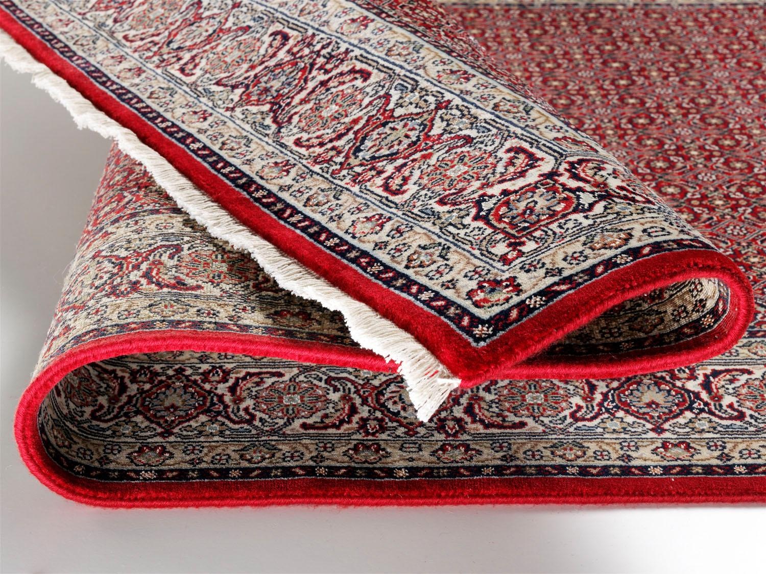 OCI DIE TEPPICHMARKE Orientteppich »Sultan Herati« rechteckig 15 mm Höhe hochwertig handgeknüpft, mit Fransen, Wohnzimmer