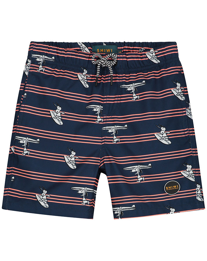 Badeshorts SNOOPY SURFER DUDE in dark navy