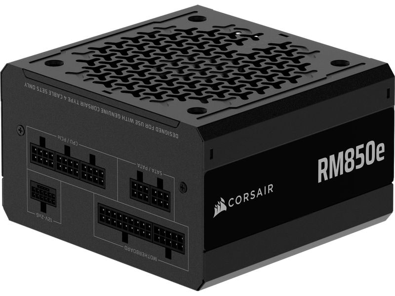Corsair Netzteil RMe Serie 2025 RM850e 850 W Vollständig modulares, geräuscharmes ATX-Netzteil mit 850 W Leistung