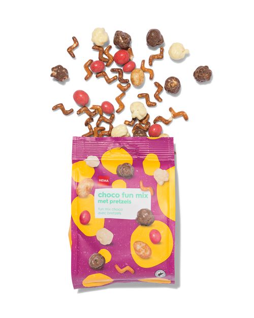 fun mix chocolat avec bretzels 150g