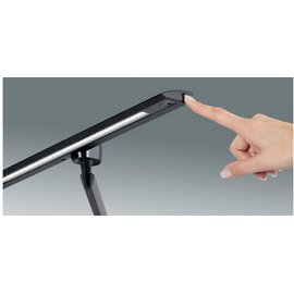 Lampe de bureau à LED 'Zirkon', à pince, noir