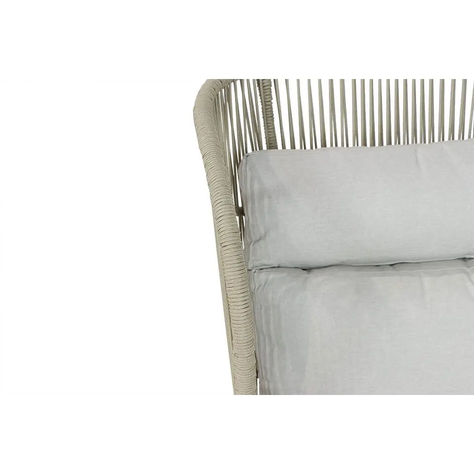 Bistroset 2 personen Teakhout/rope Naturel teak Coco Napoli
