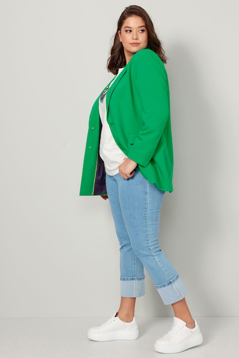 Blazer, Revers, Langarm, Komplettfutter