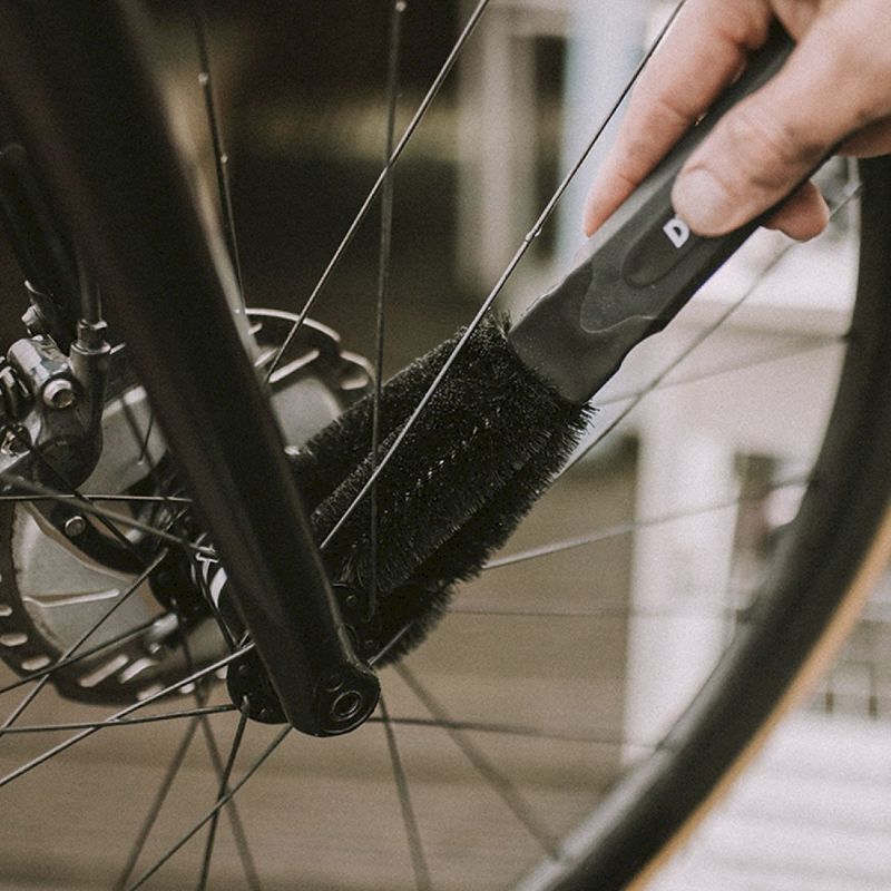 Wheel and component brush - Brosse nettoyage vélo