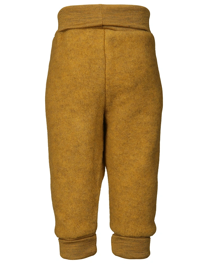Woll-Hose SNUGGLY WINTER mit Nabelbund in safran melange