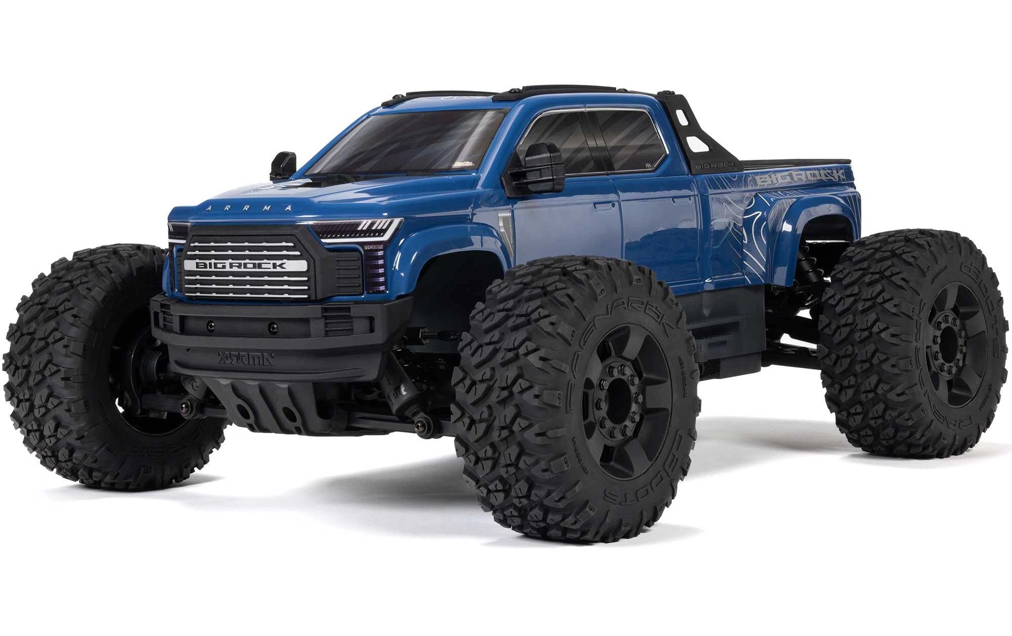 Monster Truck Big Rock BLX 223S, Blau ARTR, 1:10<br>4 x 4 Off-Road Model
