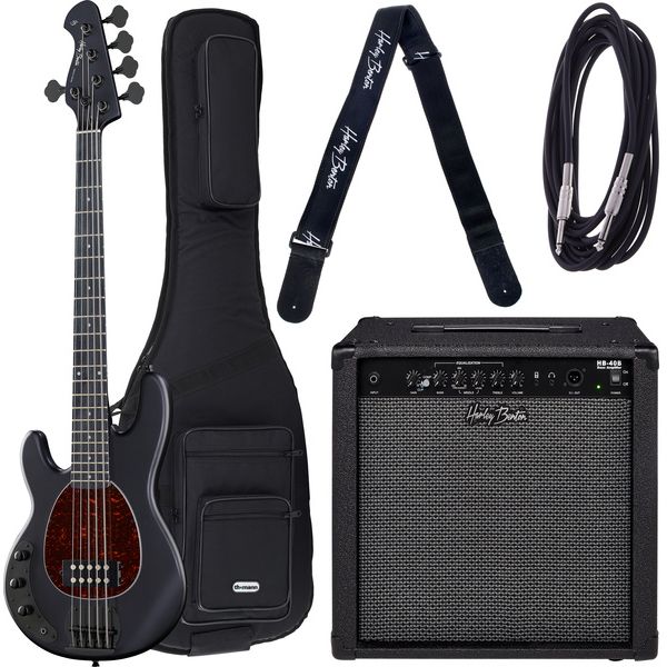 Harley Benton MB-5LH SBK Bundle