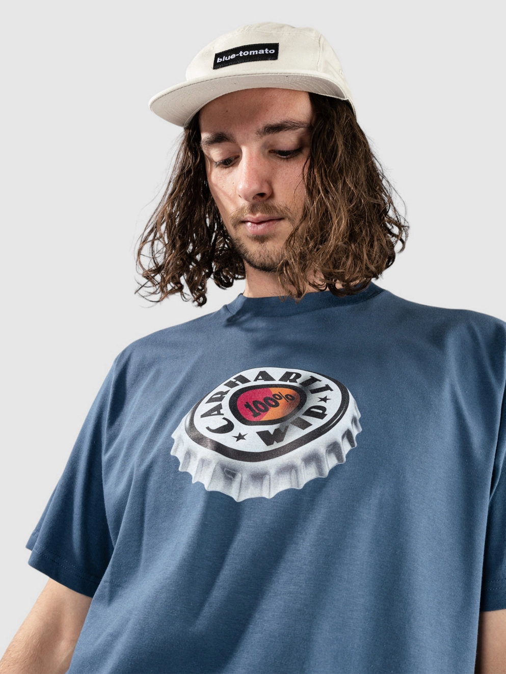 Carhartt WIP Bottle Cap T-Shirt naval